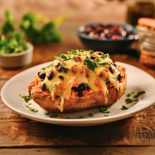 Baked Sweet Potato Boats