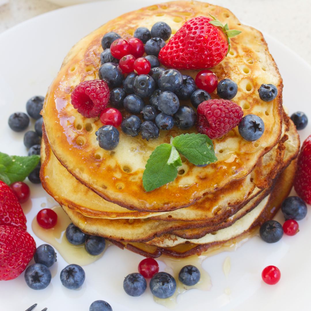 Fresh and Fruity Protein Pancakes