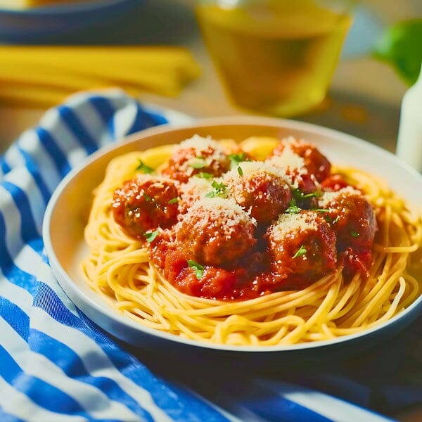 New Year Spaghetti & Meatballs