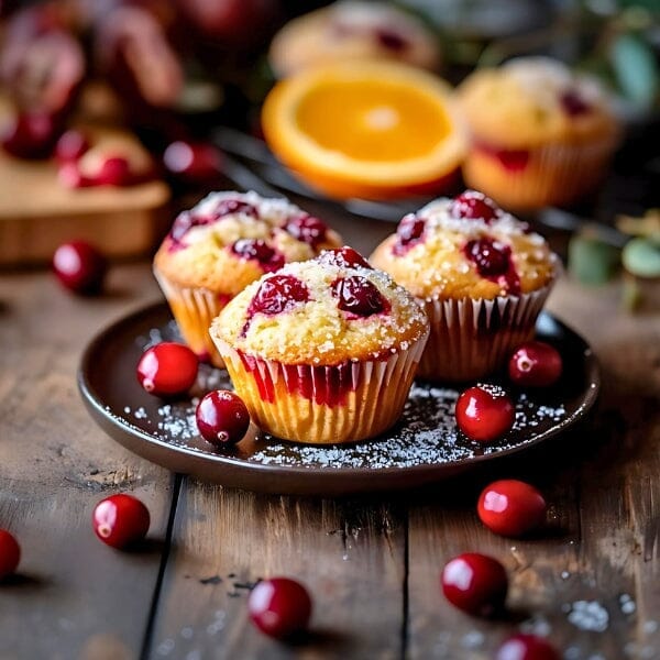 Zesty Goodness Cranberry Orange Muffins