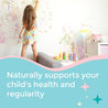 Healthy Heights® Happy Tummies Kids Probiotic and Prebiotic + Sunfiber® Supplement for Kids